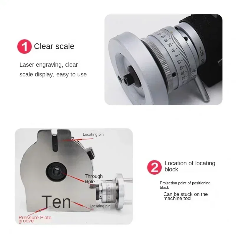 

Excellent 4 Inches Milling Indexing Head Rotary Table Three-jaw Chuck Universal Indexing Plate Rotating Vertical Horizontal Manu