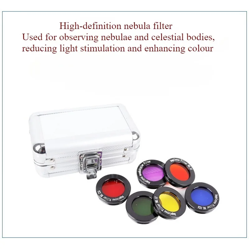 

1.25-inch Moon and Star Nebula Filter Astronomical Sun Filter Telescope Moon Filter Threaded Eyepiece Port Telescopio Lens