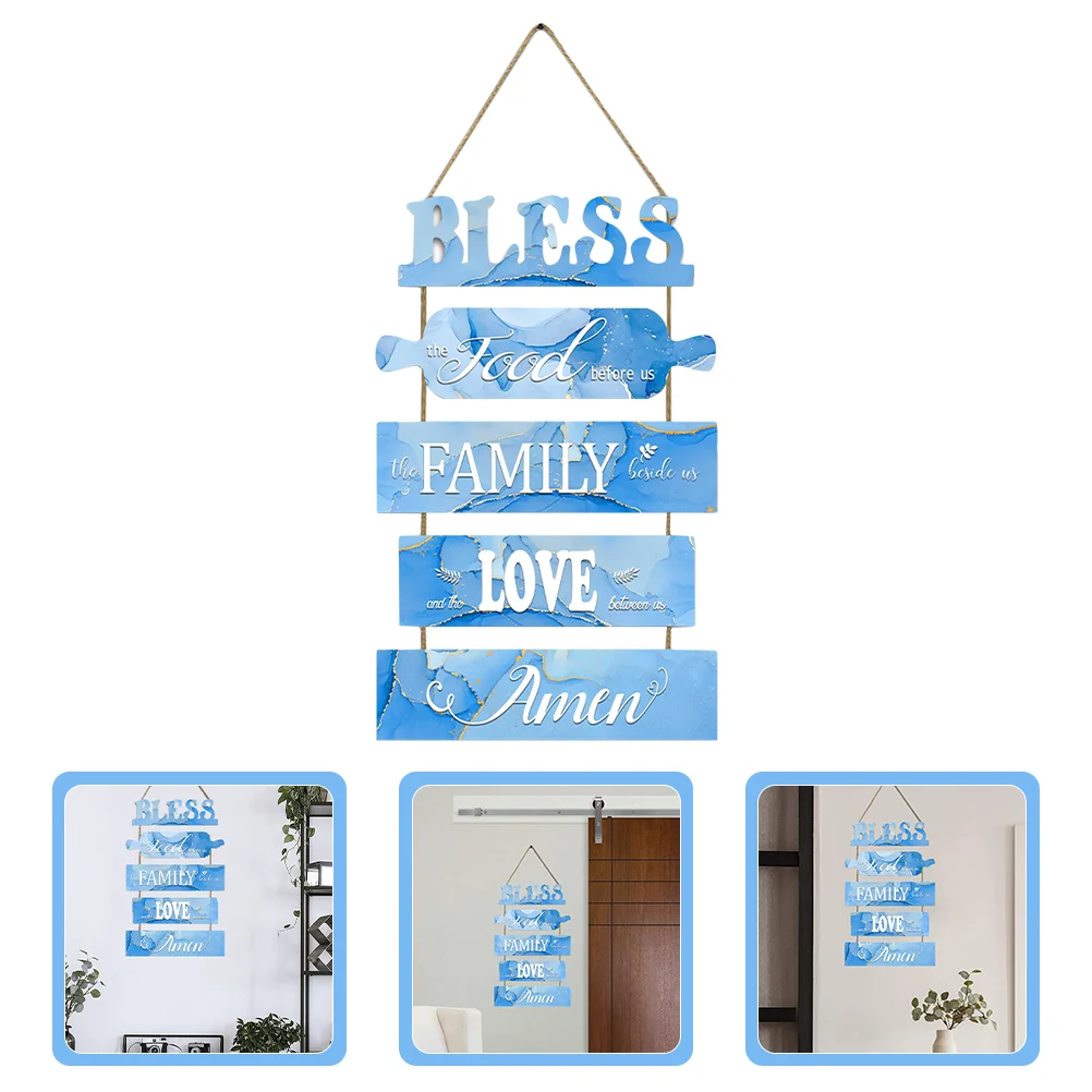 Rustic Decorative Wooden Sign Hanging Boards Signs for Bar Wall Farmhouse Doorplate Laundry Room Pendant