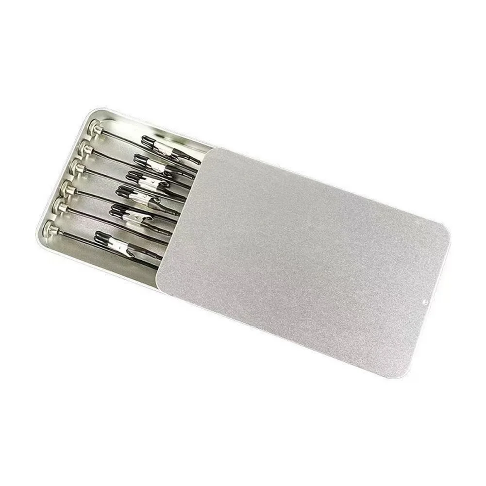 Model Making Accessory 20pcs Metal Clamping Tools with Soft Tips and Portable Storage Box for Craft Enthusiasts