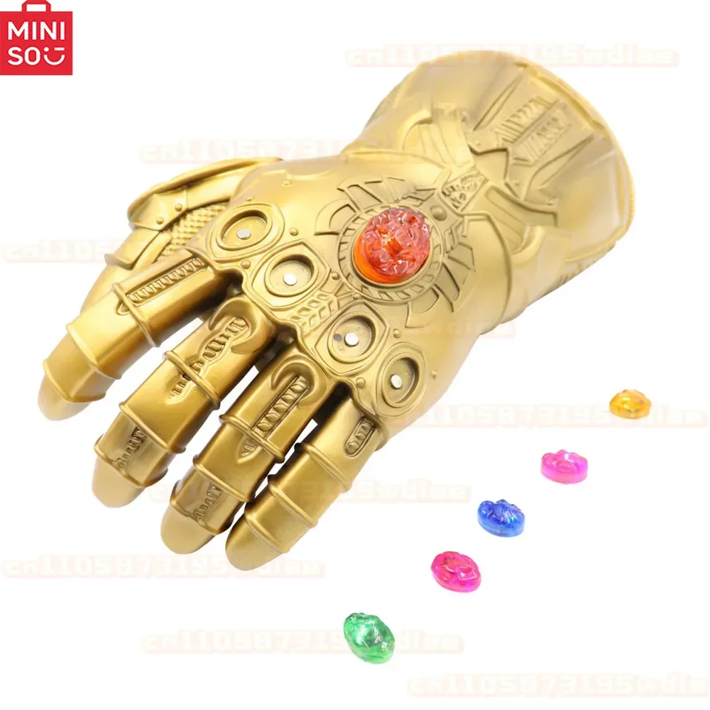 Avengers Iron Man Gauntlet Thanos Handschuhe Infinity War Actionfigur Modellhandschuhe Abnehmbare LED Cosplay Superheld Weihnachtsgeschenke