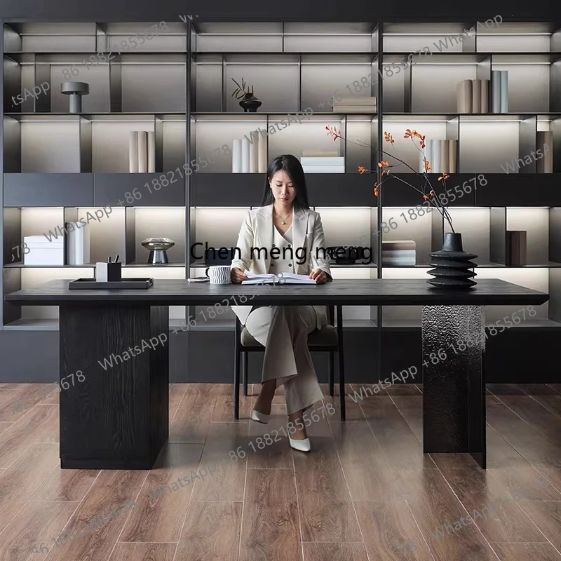 Minimalist Executive Office Desk Long Design Reception Crafts Office Desk Standing Nordic Mesa Ordenador Commercial Furniture
