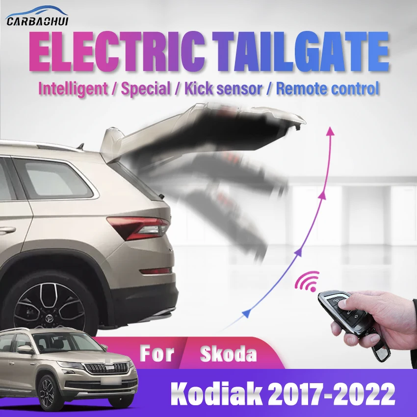 

Car Electric Tailgate Automatic control Trunk drive Car lift Rear door power kit For Skoda Kodiak 2017-2022,Electric Trunk