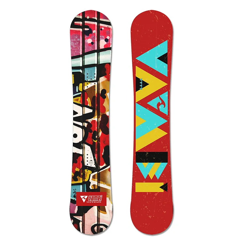 Snowboard Veneer Flat Flower Board Sintered Baseplate Super Soft Hardness 3 Action Board Adult Children's Men's and Women's