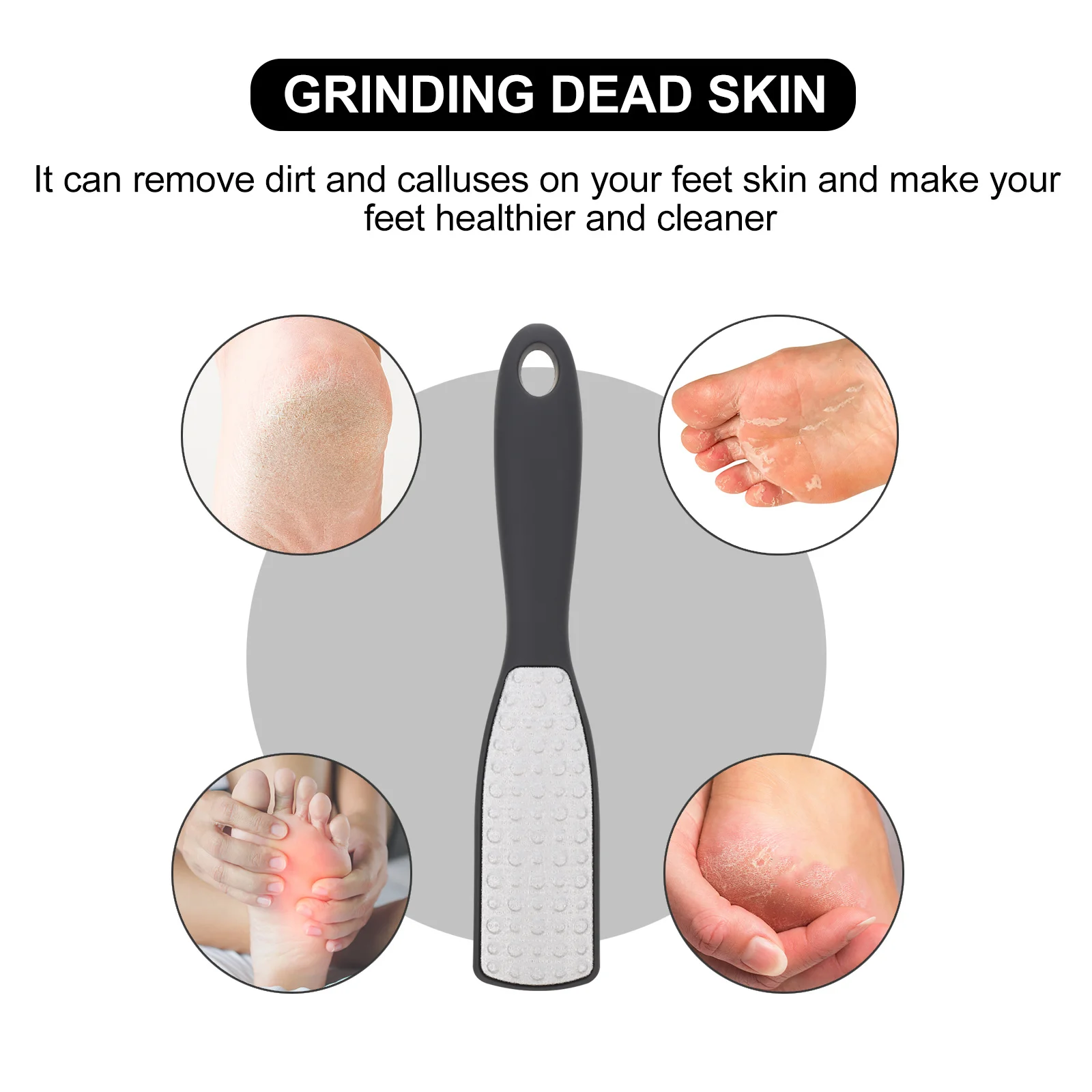 

Multifunctional Foot File Materials Callus Remover Smooth Feet Pedicure Exfoliating Tool Home Care Supply