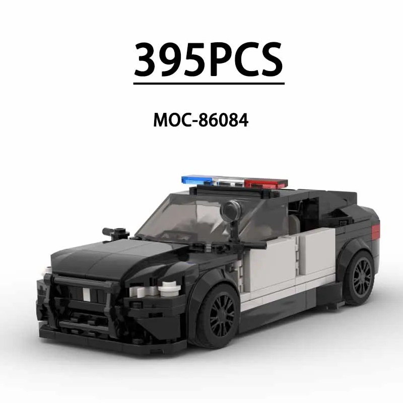 

MOC-86084 M5 Rapid Deployment Police Car 395 Pieces Building Block Toys Children's Birthday Gift DIY Christmas Gift