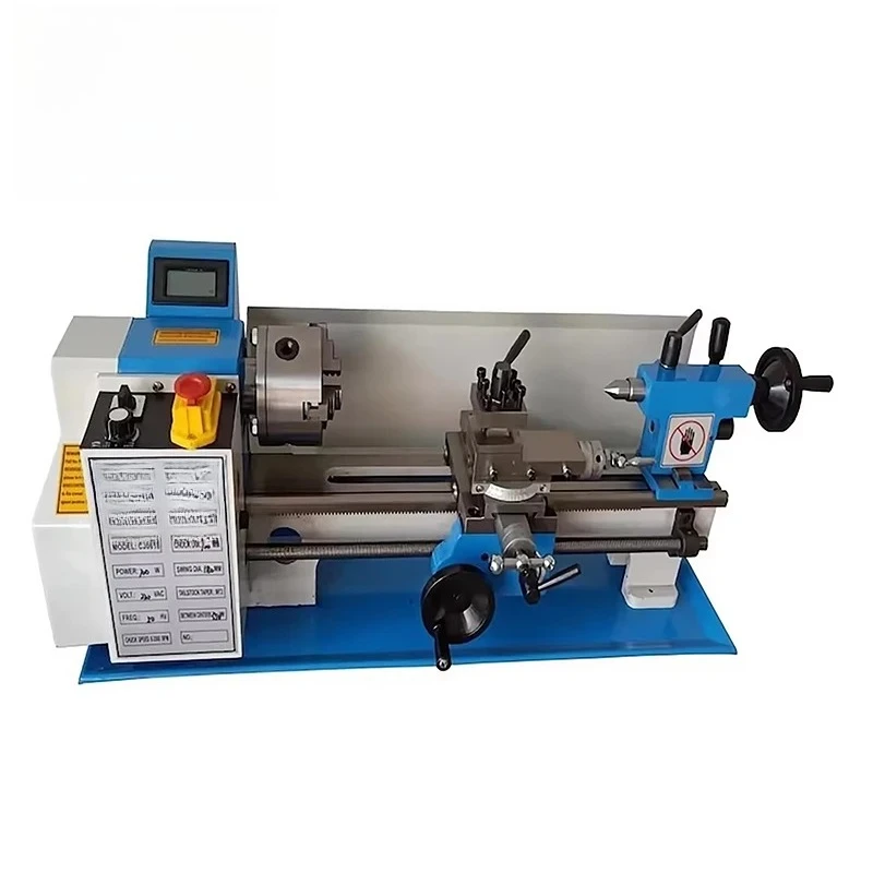 customized Bench Lathe Machine Metalworking Digital Control Benchtop Milling Spindle 220V Motor Variable Speed