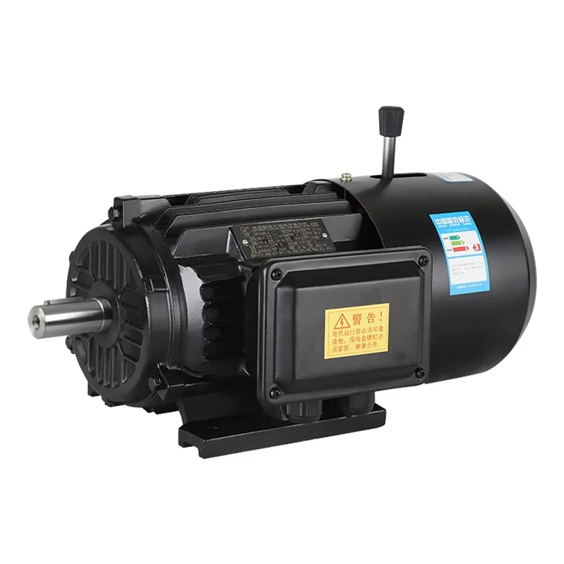 series 0.55KW-4-pole 0.75HP 50HZ 60HZ 220V 380V 3phase ac magnetic brake asynchronous electric motor