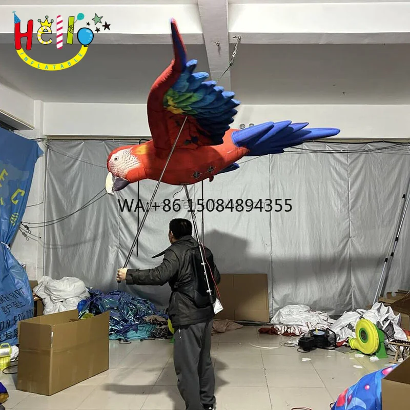 Hot Sale Inflatable Bird Costume Outdoor Walking Costume Inflatable Parrot Costume