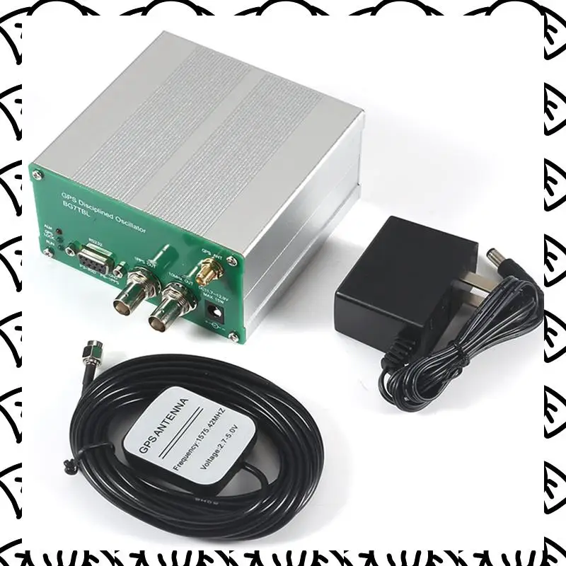 

A71Z GPS дисциплинированные часы-осциллятор GPSDO 10 кГц-220 МГц VFO прямоугольная волна с ЖК-дисплеем частота 10 МГц выход вилка стандарта США