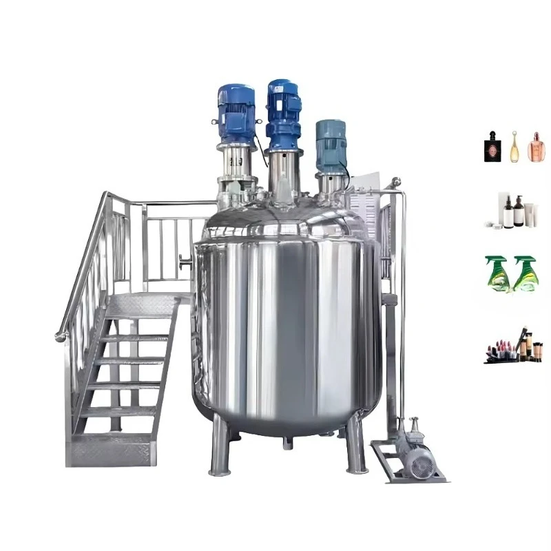 DZJX Chocolate Mixing Tank with Agitator Motor & Pump Food Grade Liquid Sugar Syrup Melting SUS304 Material Multifunctional
