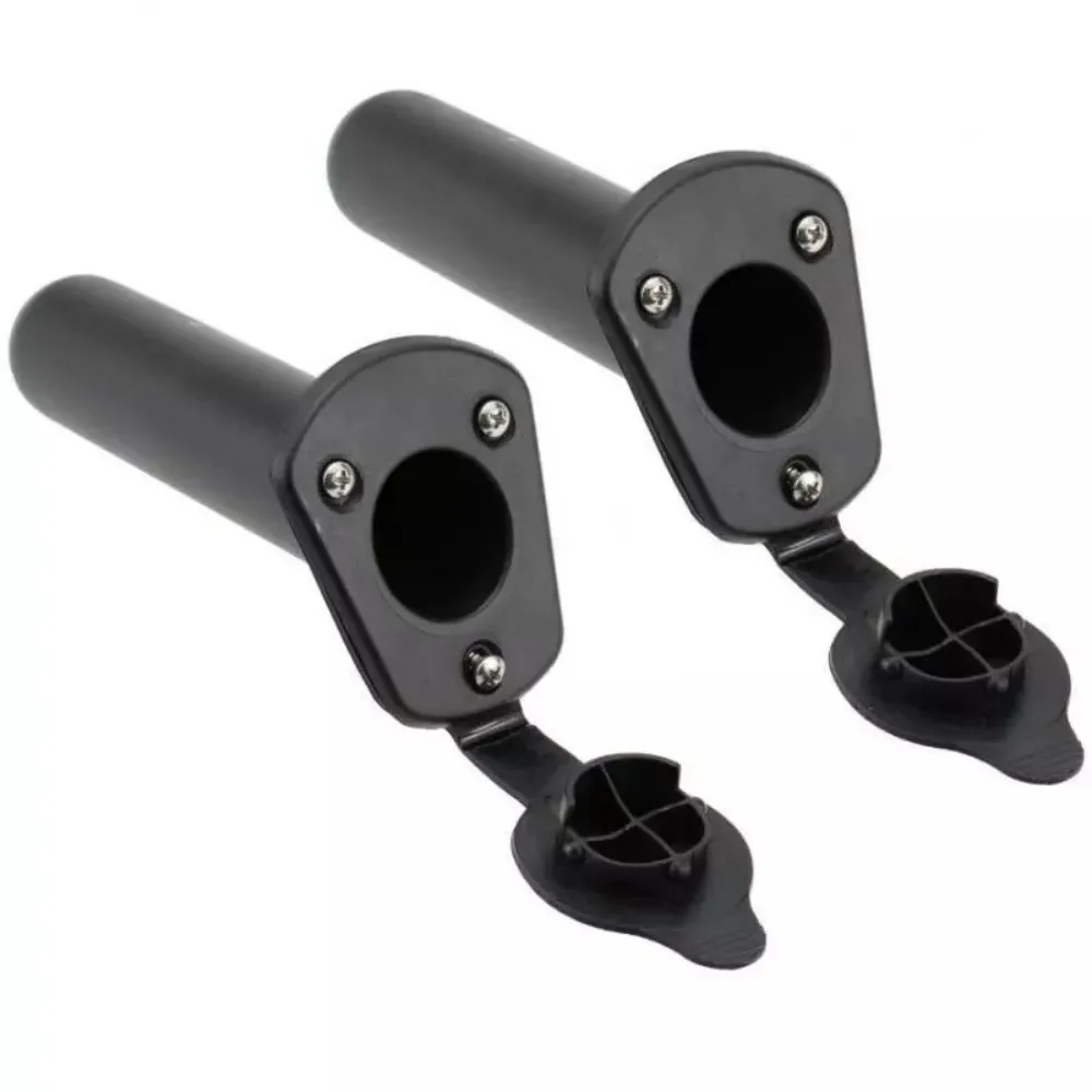 30° Kayak Boat Rod Holder Plastic Built-in Black Fishing Base Cap Cover Fishing Tools Fishing Tackle Accessories