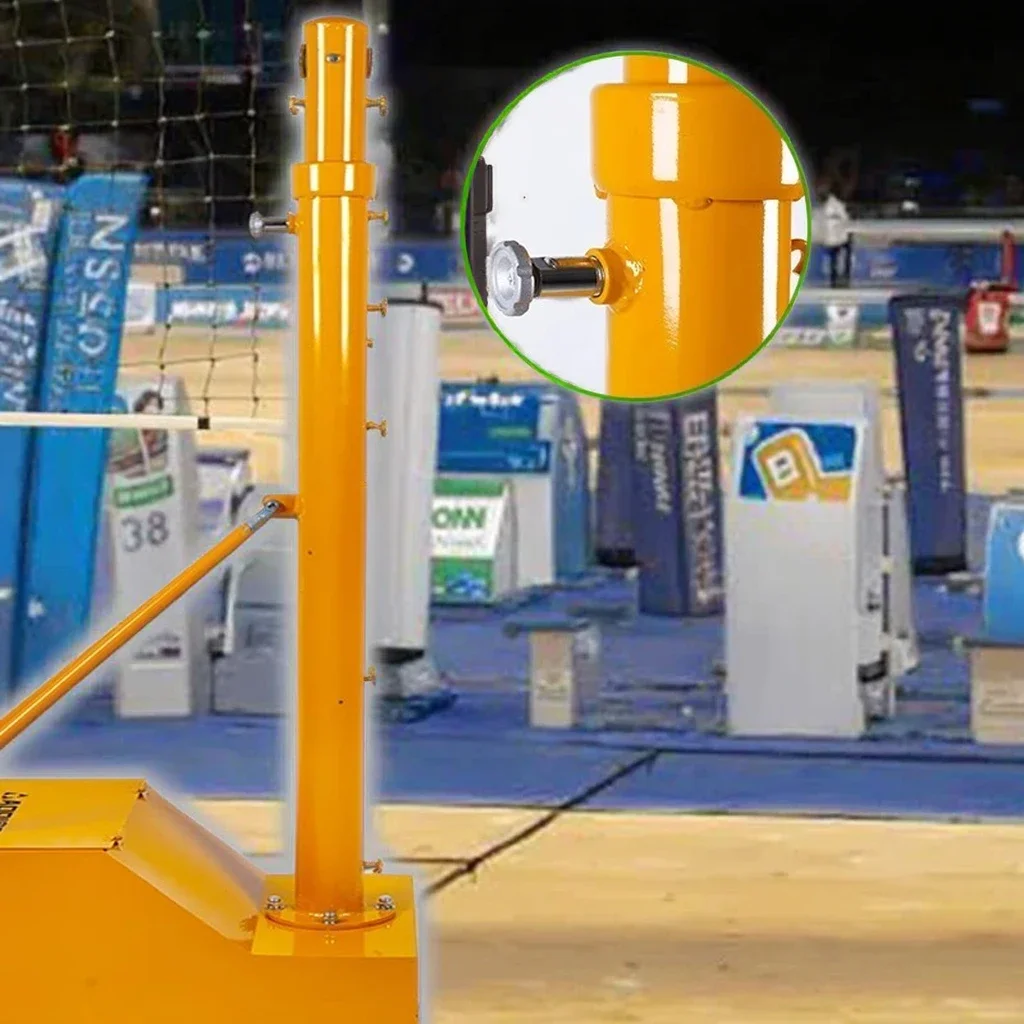 Professional Outdoor Volleyball Net Frame with Standard Air Mobile Column for Sports & Entertainment