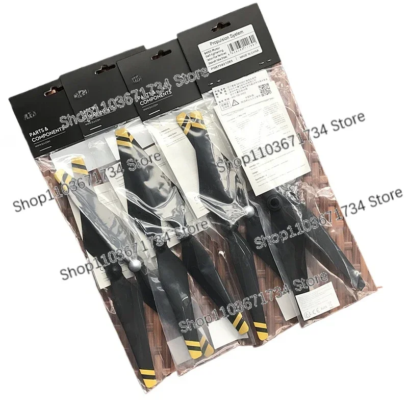 

4 Pairs Phantom 3 9450 Carbon Fiber Reinforced Yellow Stripes Self-Tightening Propellers Phantom3 Professional Acce