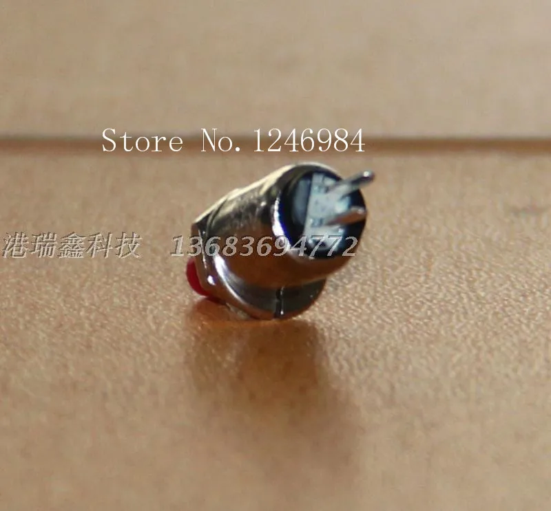 [SA]Taiwan New SCI R13-81 A round red button normally open switch pin no lock reset M5.2 press pass--100PCS/LOT