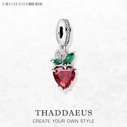 Charm Pendant Strawberry 925 Sterling Sliver Romantic Gift Jewelry Accessories For Women