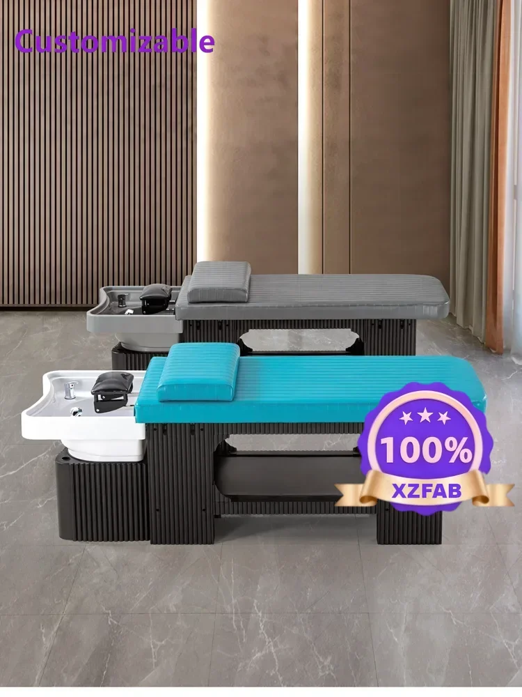 Factory Direct 2026 Head therapy, shampoo bed, barber shop, dedicated hair salon, beauty salon, Thai flat lying water heater, wa