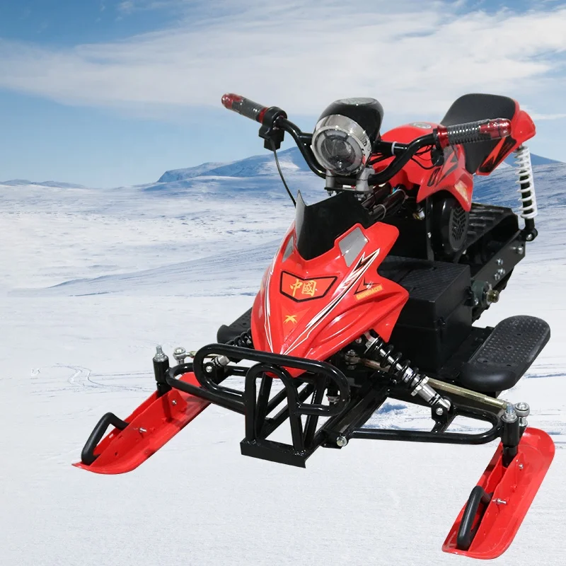 Made In China Adult Motorcycle Skiing 800W Snow Scooter Electric Snowmobile Sled Car