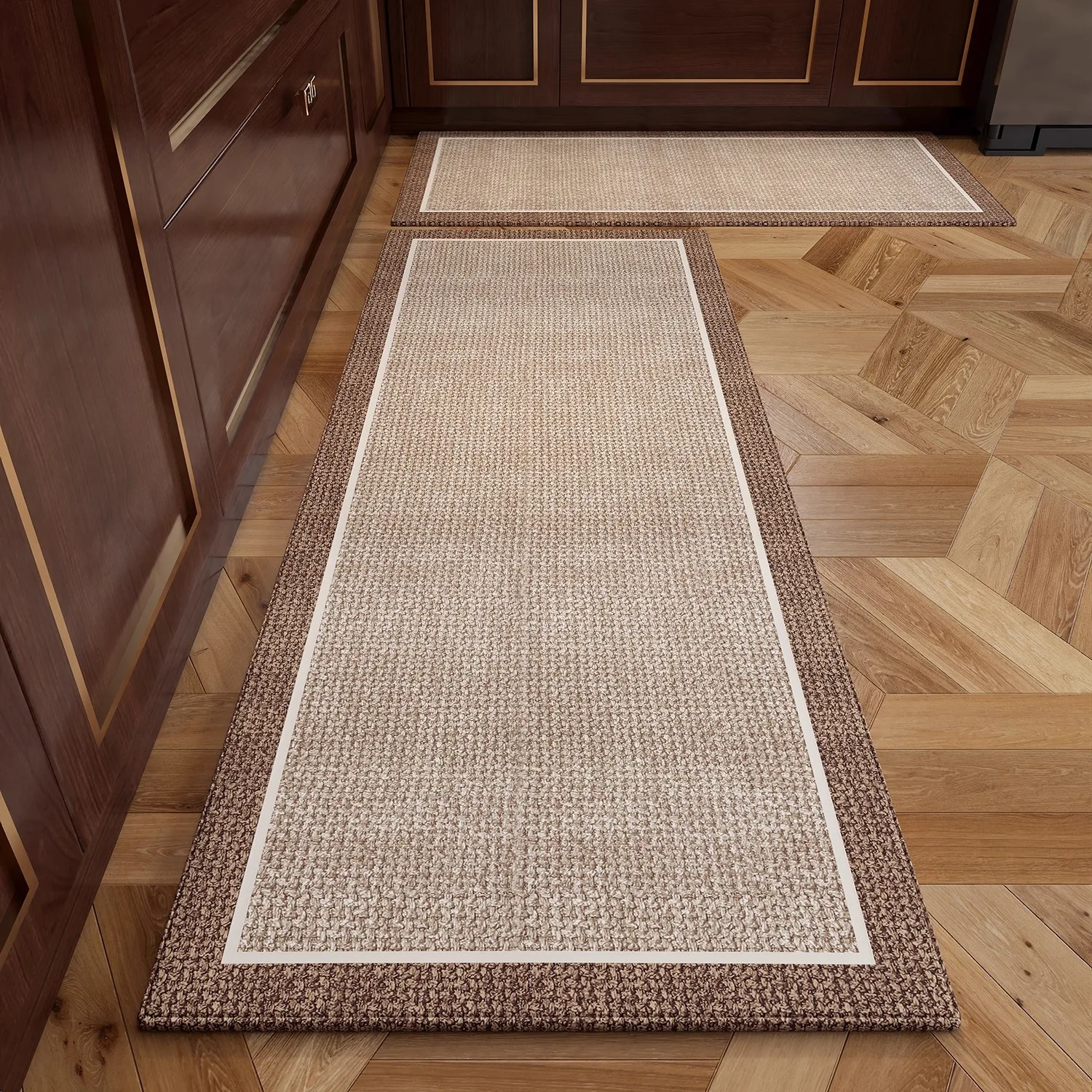 

Kitchen Floor Mat Long Carpet Absorbent Foot Mats Imitation Linen Printed Carpets Home Decoration Rug Alfombra De Cocina 주방 러그
