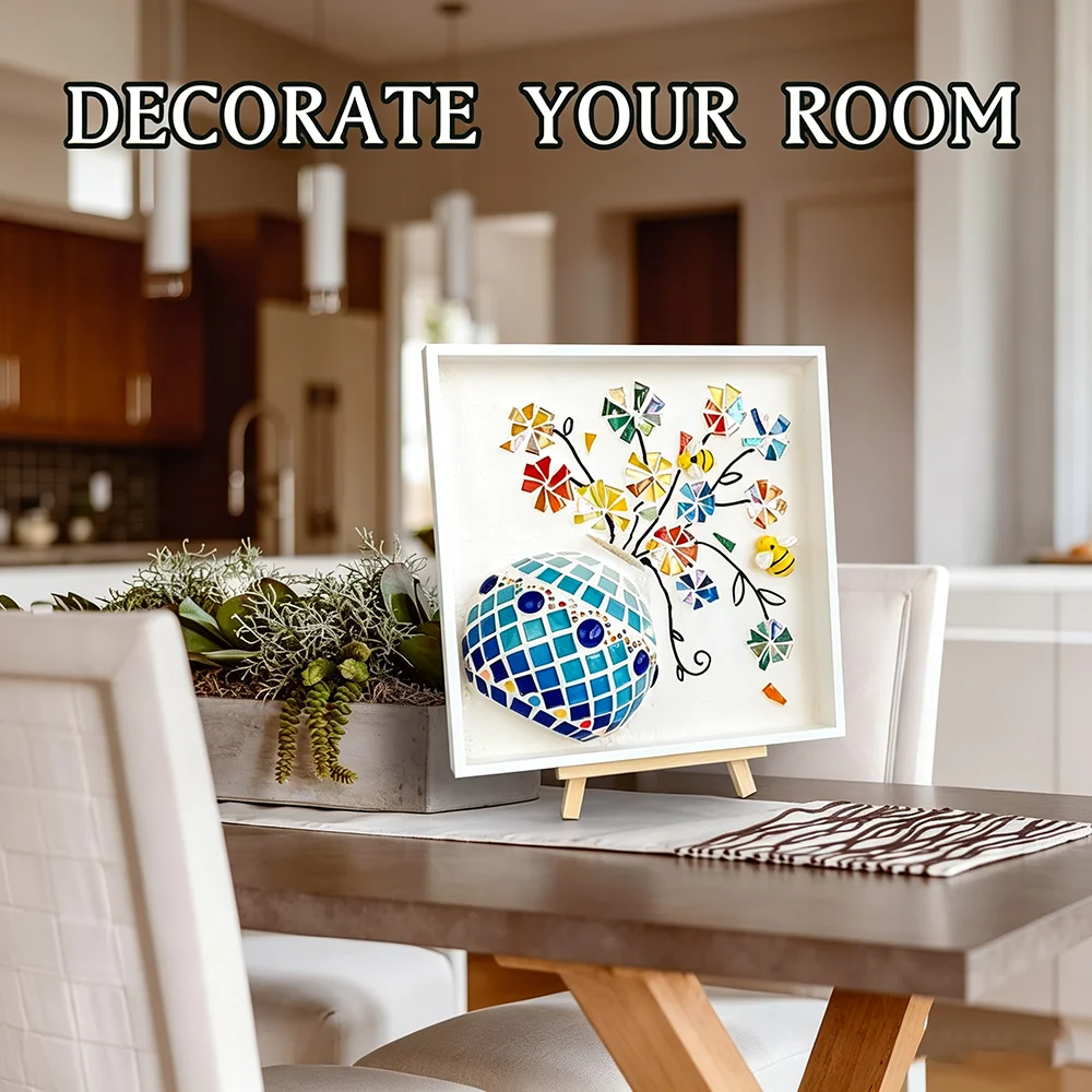 DIY Sparkling Colorful Bulk Crystal Mosaic Craft Kit Fun Arts Handcrafts Home Decor 3D Painting Ceramic Vase Hobbies Adults Gift