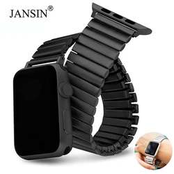 Elastic Metal Band for Apple Watch 46mm 41mm 45mm 42mm Stainless Steel Strap For IWatch Series 10 9 8 7 6 40mm 44mm Ultra 2 49mm