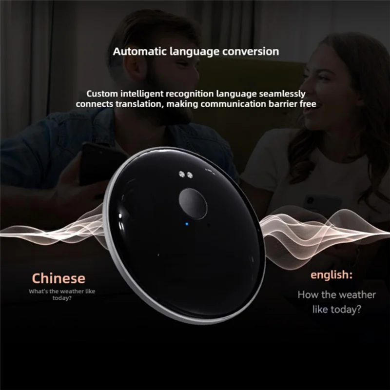 

FORW-AI 102 Интеллектуальный мобильный помощник с искусственным интеллектом, 50 языков, голосовой переводчик Bluetooth, аудиоперевод распознавания фотографий