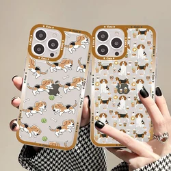 Beagle Dog Phone Case For iPhone 14 13 12 11 Pro Max Mini X Xs XR 6 7 8 Plus SE 2020 Transparent Case
