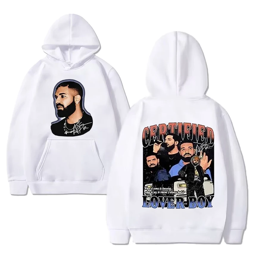 Drake Certified Lover Boy Graphic Hoodie Men Women New Hip Hop vintage streetwear Unisex Fleece Long sleeve pullover Sweatshirt