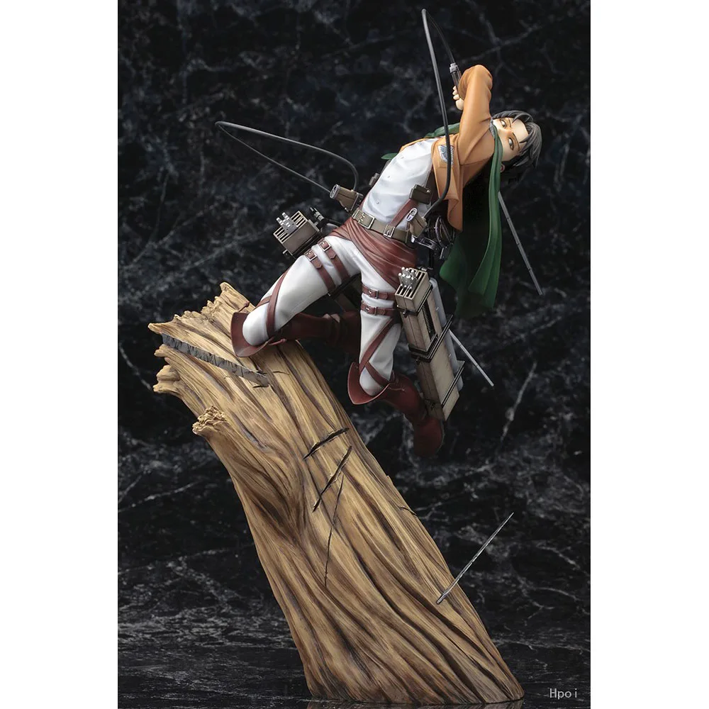20CM Levi Ackerman Figure Anime Attack On Titan Proportion Fighting Cool Animation Model Toy Gift Collection Ornaments PVC