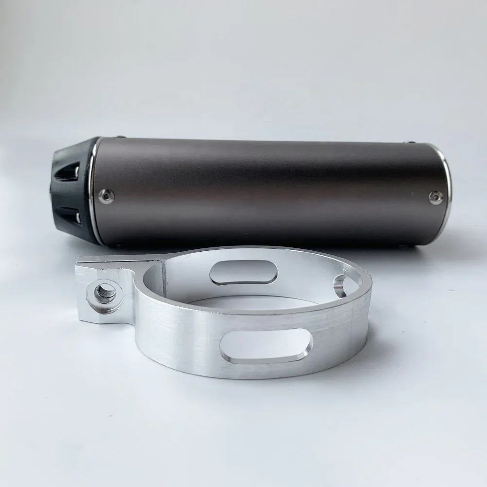 Hot Selling Pit Bike Street Motorcycle Universal Mufflers Noise Reducer Alloy Oval 38mm Exhaust Muffler