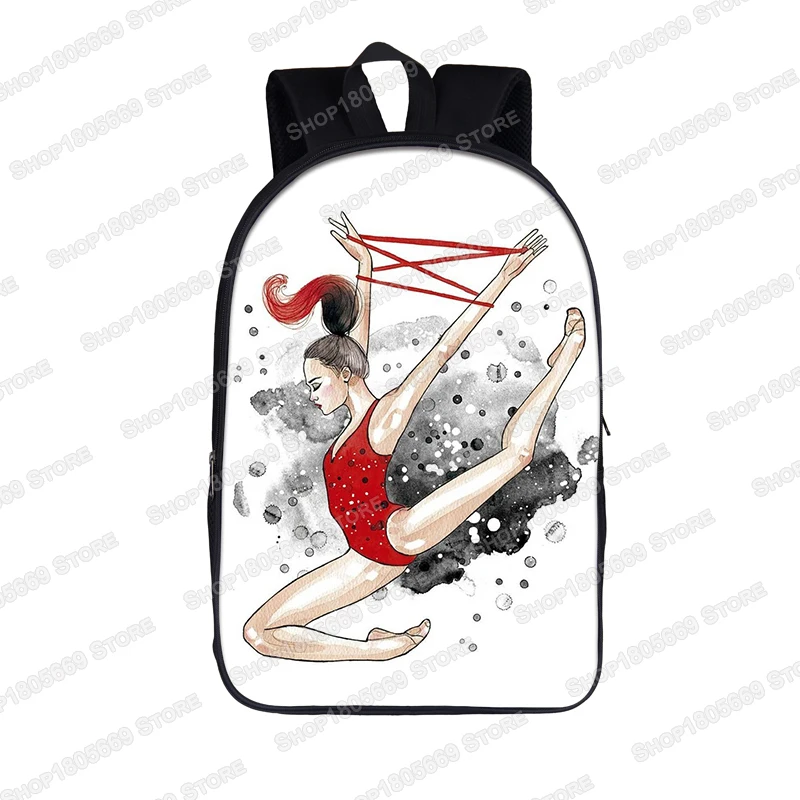 Gymnastics Art Backpack Men Women Laptop Backpack for Travel Gymnast Boys Girls Children School Bags Backpack Book Bag