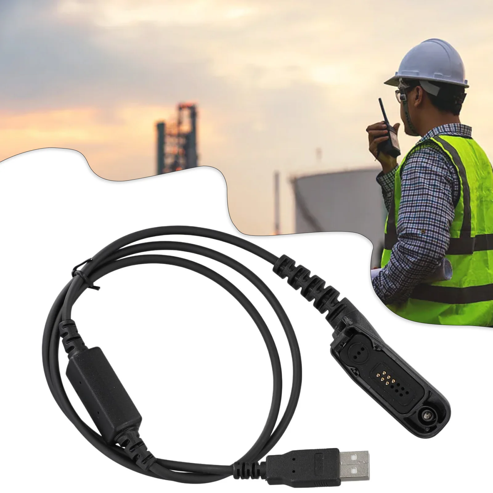 كابل برمجة USB لأجهزة الراديو موتورولا المتوافقة مع أجهزة الراديو DP4800 DP4801 DP4400 DP4401 DP4600 وDP4601
