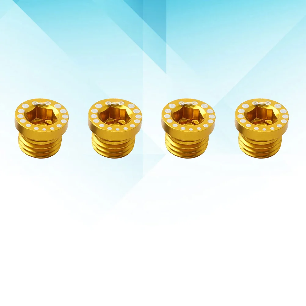 

4Pcs Screw Aluminum Alloy Replacement for Road Bike Posts High Strength Lightweight Cycling Bolt