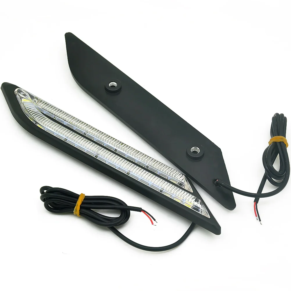 

Автомобильные светодиодные дневные ходовые огни (ДХО) с суперярким свечением, универсальные, водонепроницаемые, стильные, для тюнинга.