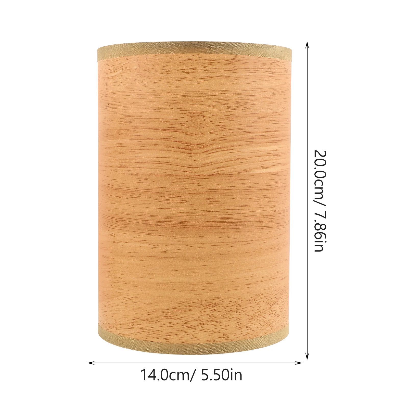 

Linen Lampshade Square Fabric Wall Light Cover Cylinder Table Shade Replaceable Small Tree Pattern Sturdy Durable Home Decor