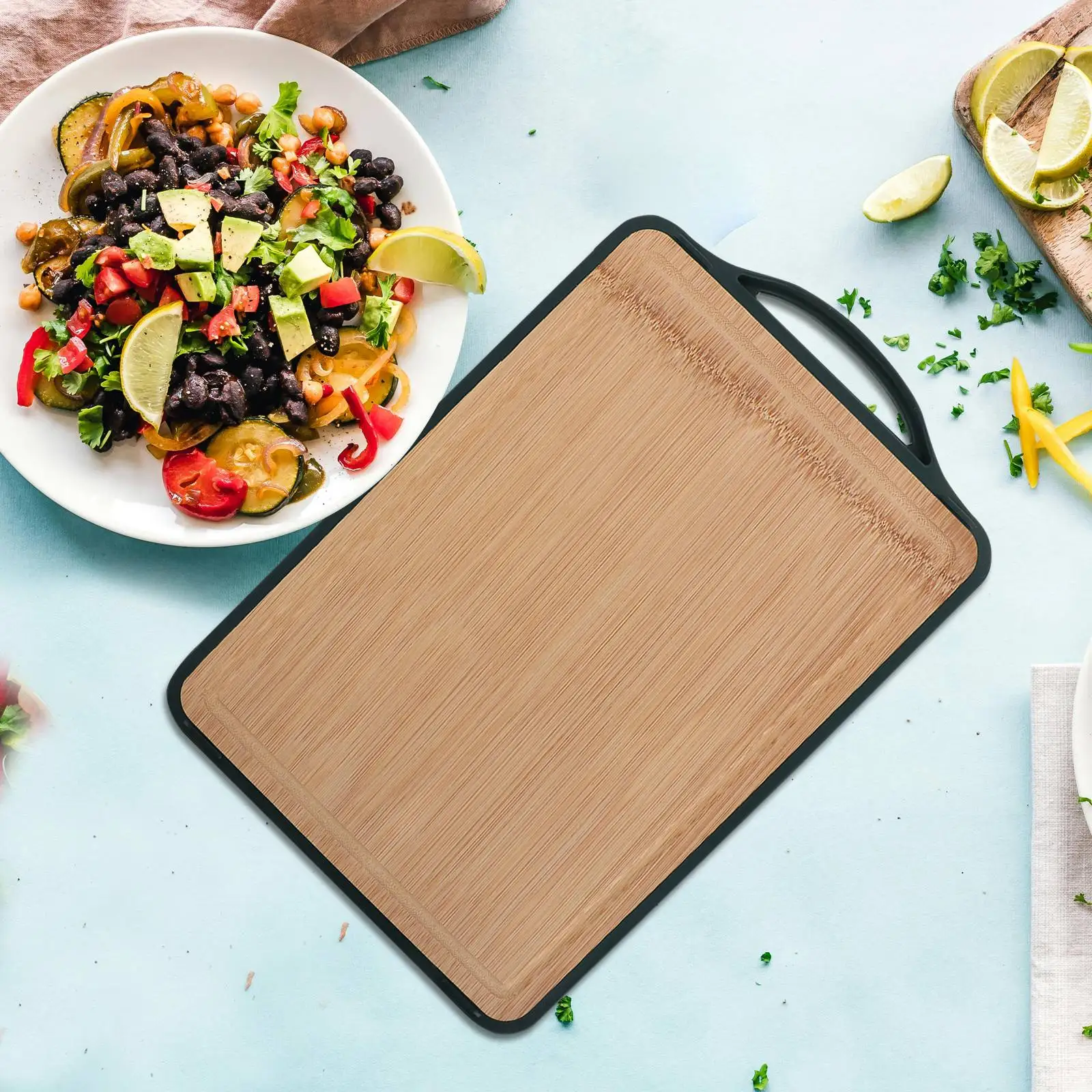 

Double Sided Cutting Board Meat Pizza Multifunctional Chopping Double-sided Solid Wood