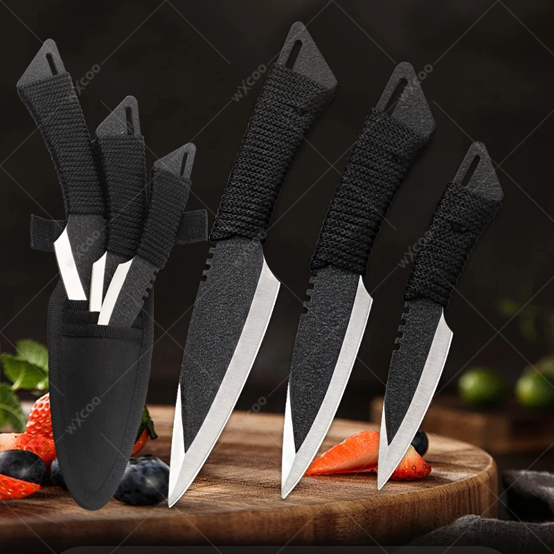 

Handmade Forged-Knife Meat Cleaver Kitchen Knives Boning Knife Cooking Chef Knives Stainless Steel Butcher Knife with Sheath