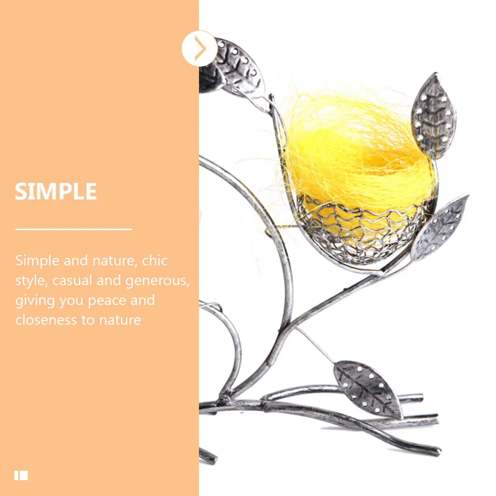 

20pcs Bird Nest Ornaments Artificial Simulation Nests Handmade Hemp Thread Decorative Props For Wedding Party Easter Table Home