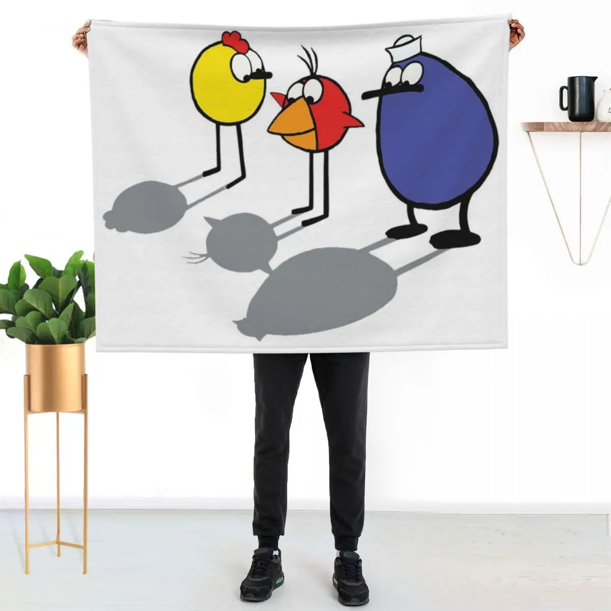 

Peep and the Big Wide World Throw Blanket Cozy Warm Blanket for Bed Room Decor