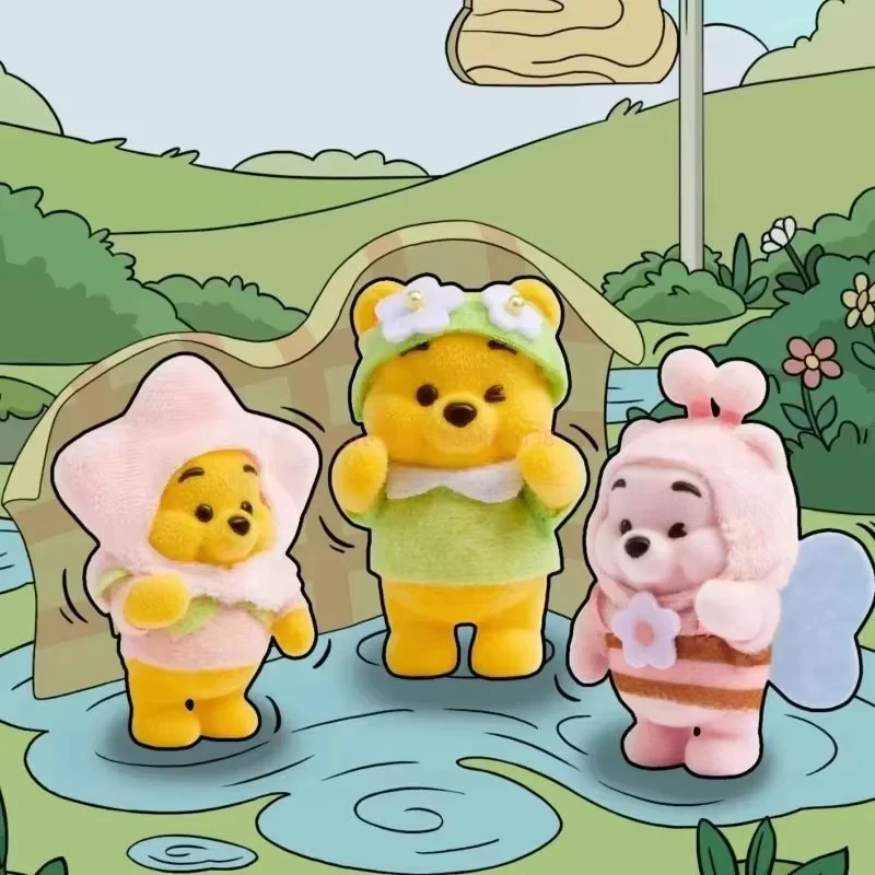 Genuine Winnie The Cute Heartbeat Garden Series Blind Box Cute Vinyl Toy High Quality Collectible Figurines Trendy Festival Gift
