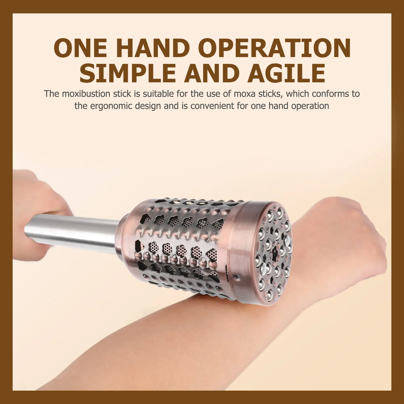 

1Pcs Moxibustion Stick Premium Hot Moxibustion Roller for Facial Sterilization Skin Care Eye Dark Circle Relief Abdomen Foot