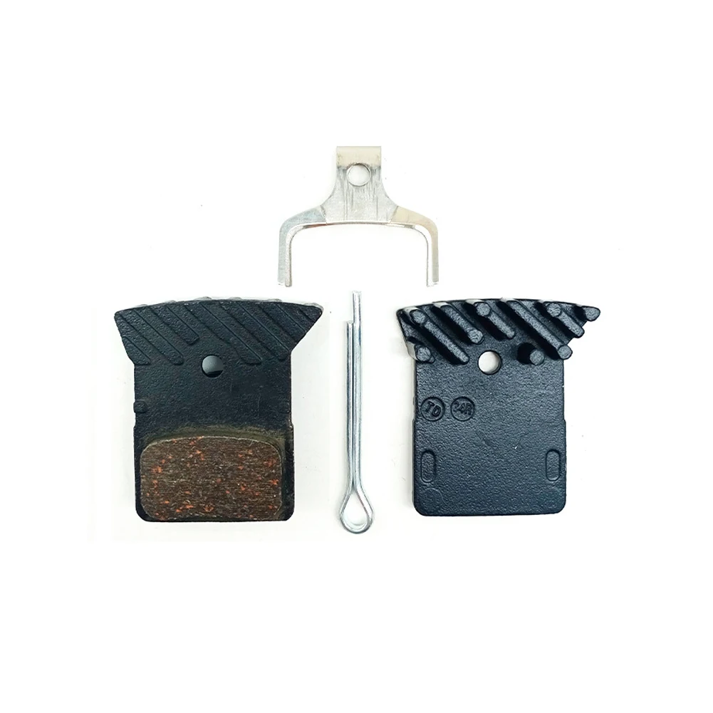 MTB Resin Cooling Fin Ice Tech Disc Brake Pads For-Shimano BR-RS805 BR-RS505 New Synthetic Resin Friction Lining Cooling Lamella