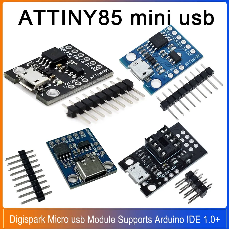 Attiny85 Micro Digispark USB MINI Development Board for Arduino Expansion Board V3.0 Upgrade Version Programming Board Module