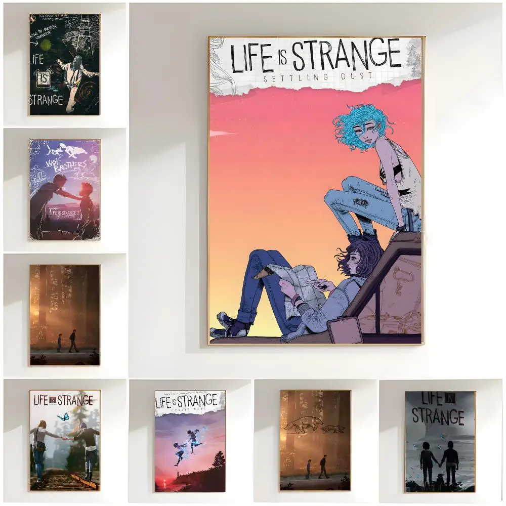 adventure game L-Life Is Strange Poster Classic Wall Art  Home Decor  Peel and Stick Unframed