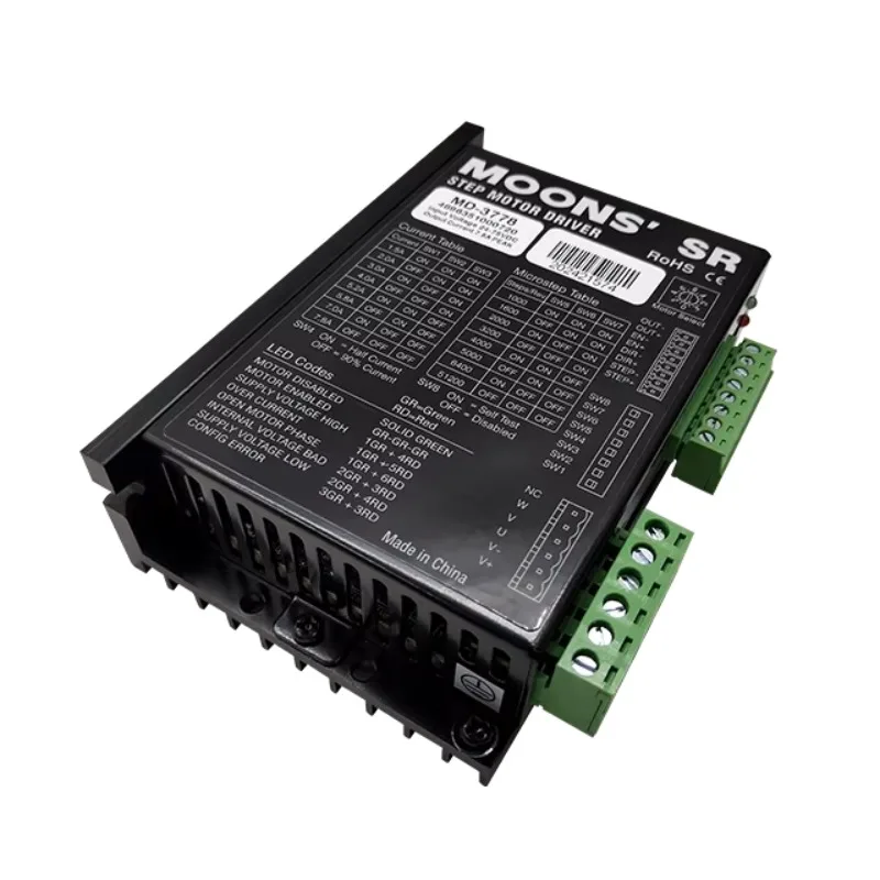 xmsjFactory Driver motore passo-passo SR Driver motore passo-passo micro serie MD 3SR8 Azionamento motore passo-passo trifase 24-75 VDC 7.8ADC