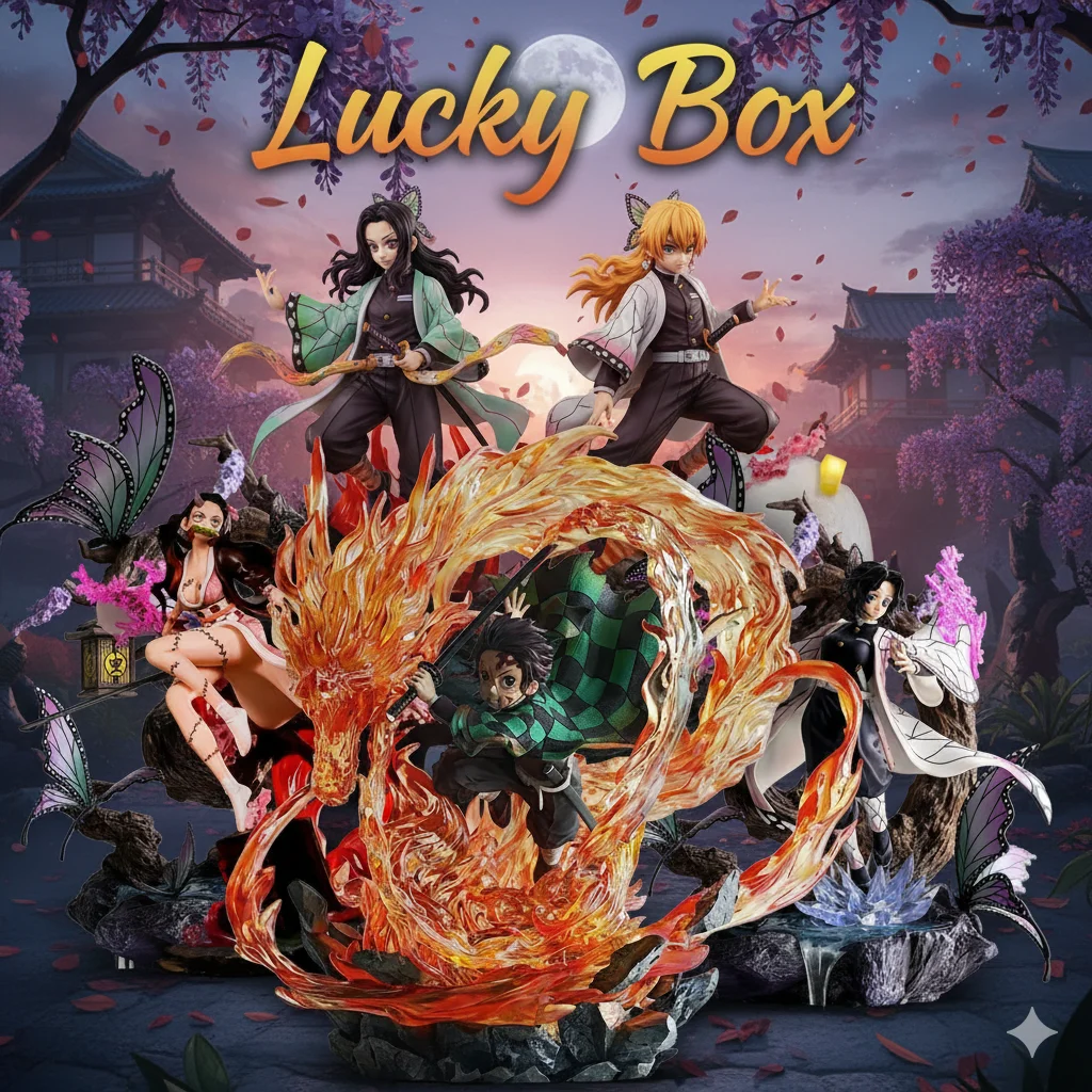 

Demon Slayer Anime Figure Blind Box PVC Material Collectible Action Model Surprise Gift for Fans Kids Adults New Release