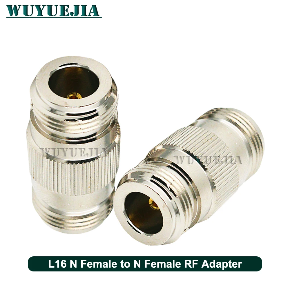 1/2/5 Pcs/Lot L16 N Female RF Adapter N Female to N Female Jack Coaxial Connector 50 ohm Nickel Plating Brass High Quality