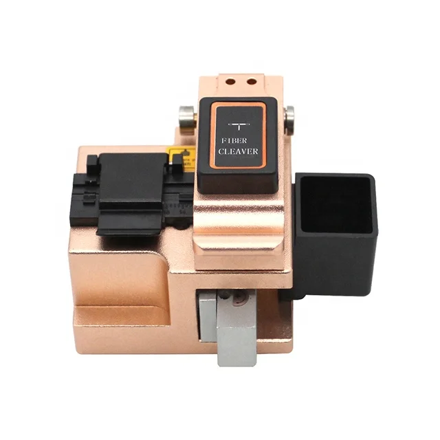 

High Precision FTTH Fiber Optic Knife Cutter Tools Optical Fiber Cleaver With Fiber Scrap Collector