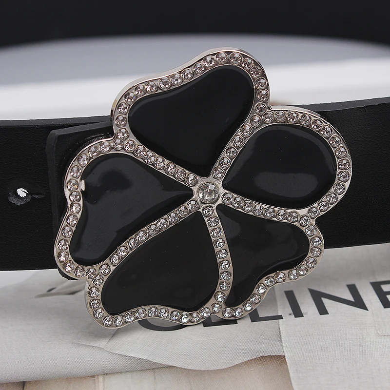 여성 활주로 패션 정품 가죽 꽃 버클 Cummerbunds 여성 드레스 코르셋 허리띠 벨트 장식 벨트 TB2540