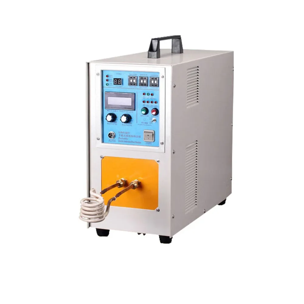 15KW High Frequency Induction Heater Furnace Quenching Melting Furnace Iron Welder Heat Treatment Forging High Frequency Furnace